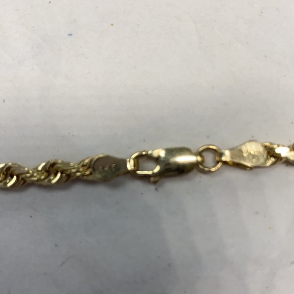NEW 14K Solid Gold Rope Chain - Picture 3 of 5